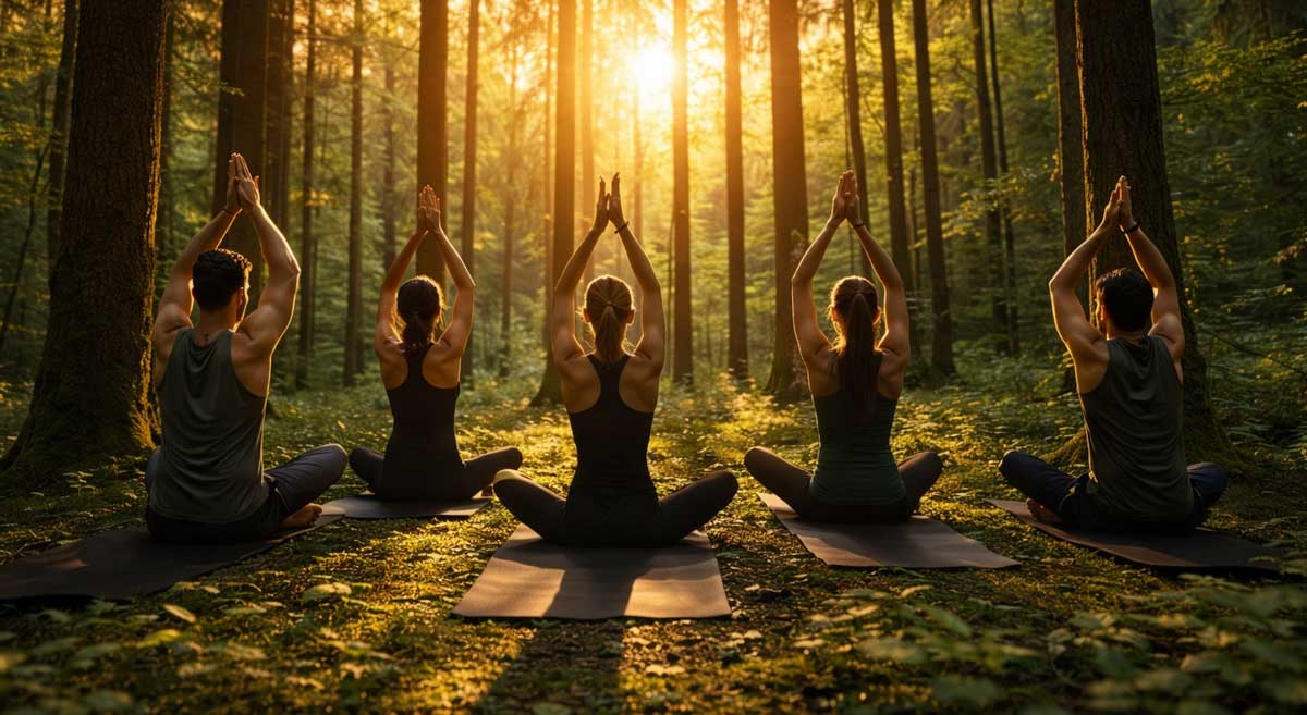 Caminhada com Yoga e Meditação na Serra de Sintra Caminhada com Yoga e Meditação na Serra de Sintra